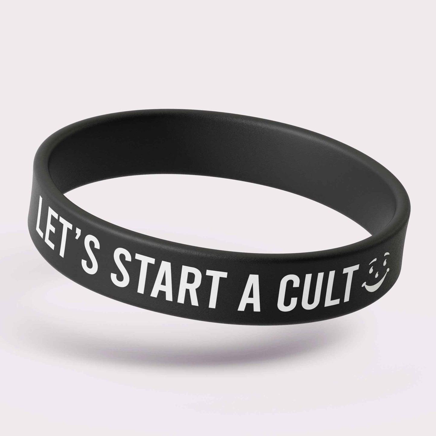 Let's Start a Cult Silicone Wristband