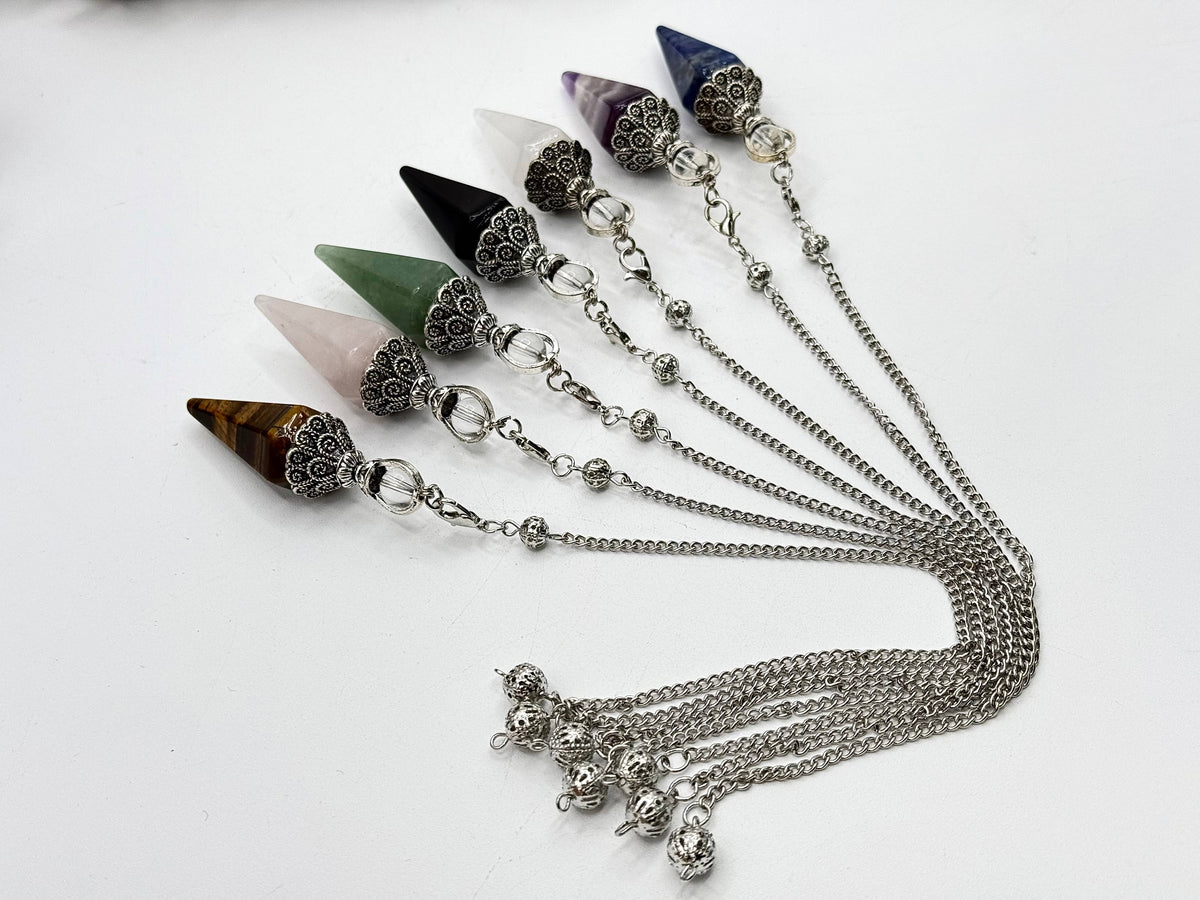 Amethyst Double Cap Pendulum