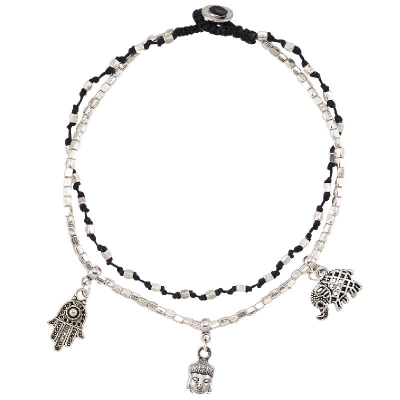 Buddhist Mantra Charm Anklet