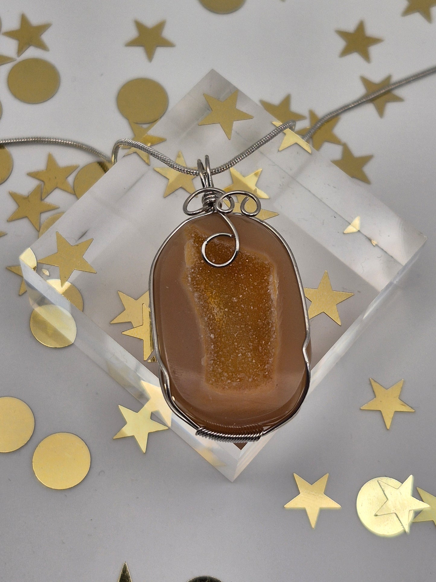 Druzy Quartz Necklace