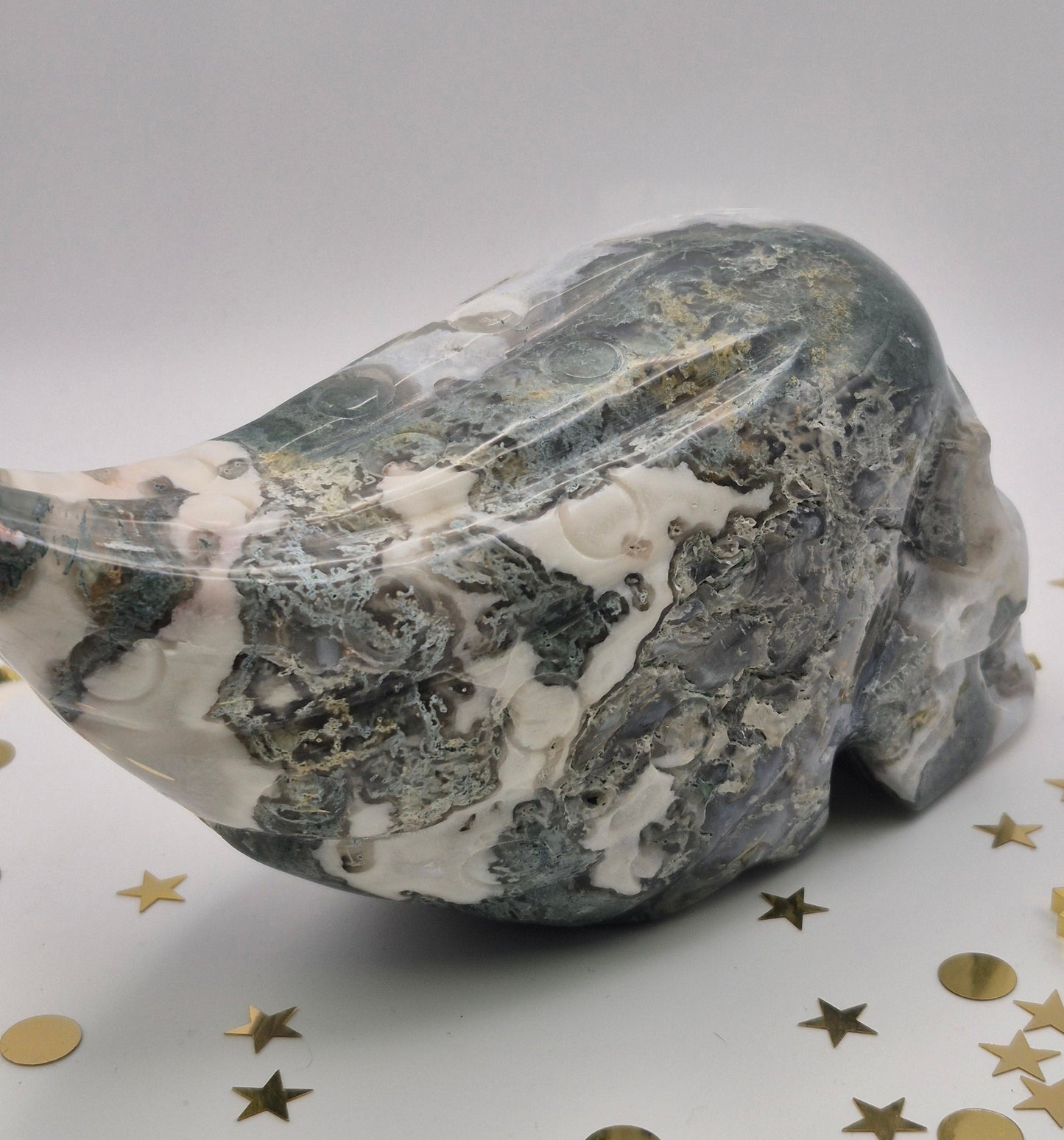 Ocean Jasper Skull