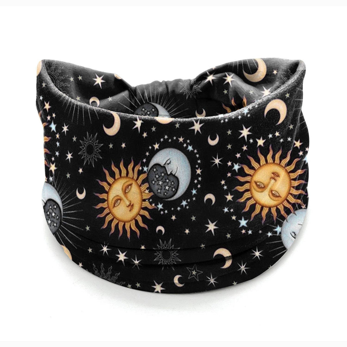 Boho Sun & Moon Headband / Neck Gaiter