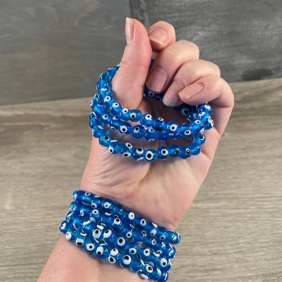 Evil Eye Protection Beaded Bracelet