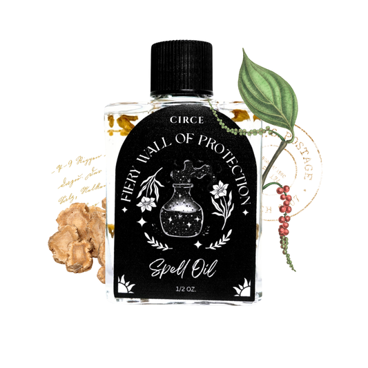 Fiery Wall of Protection Spell Oil – 1/2 oz Warding Ritual
