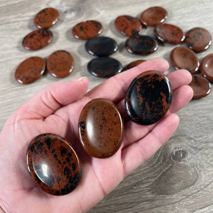 Oval Gemstone Worry Stones – Bulk Polished Pocket Crystals