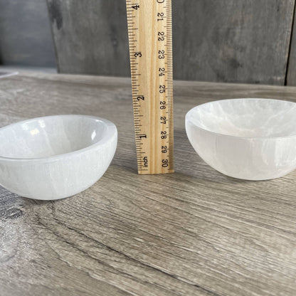 Selenite Bowls – Assorted Shapes & Sizes | Crystal Charging Bowls