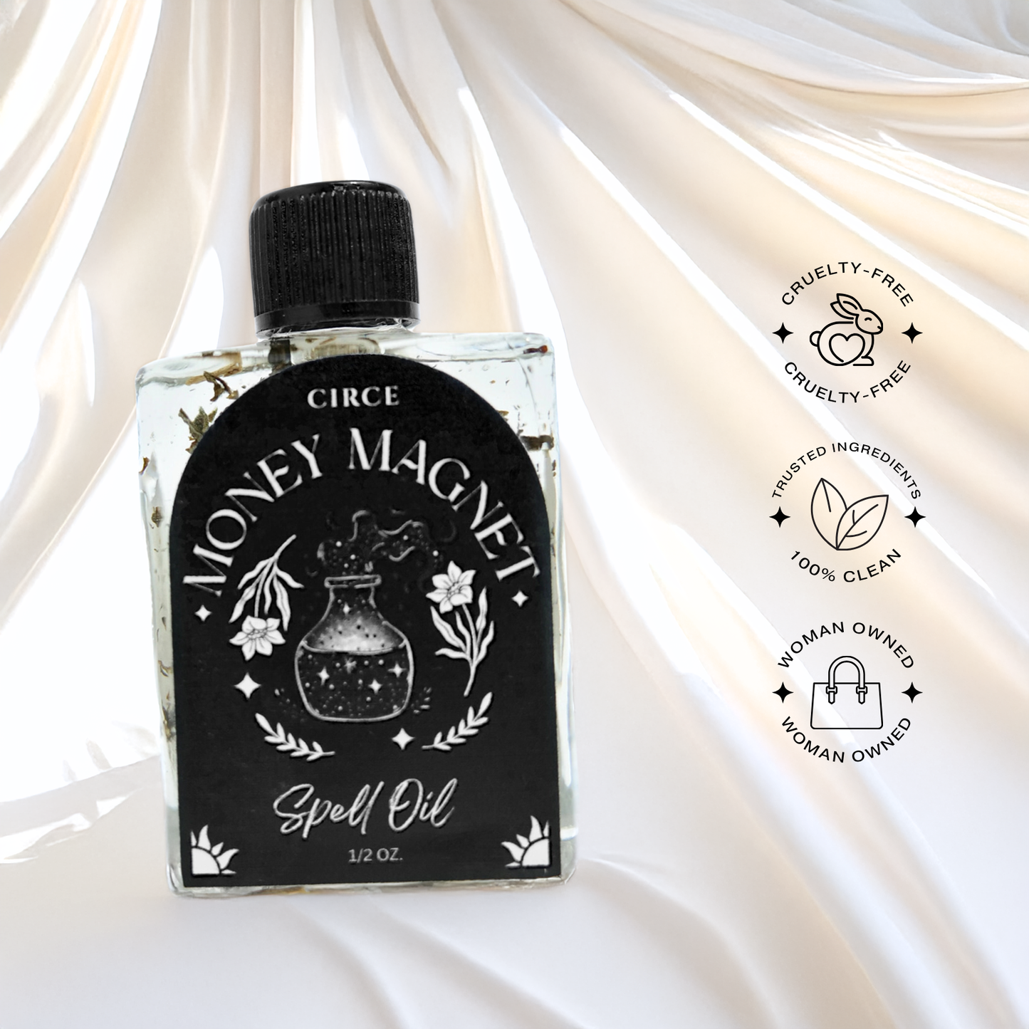 Money Magnet Spell Oil – 1/2 oz Prosperity & Abundance Oil