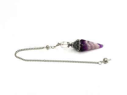 Amethyst Double Cap Pendulum