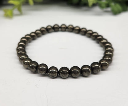 6mm Pyrite Bracelet