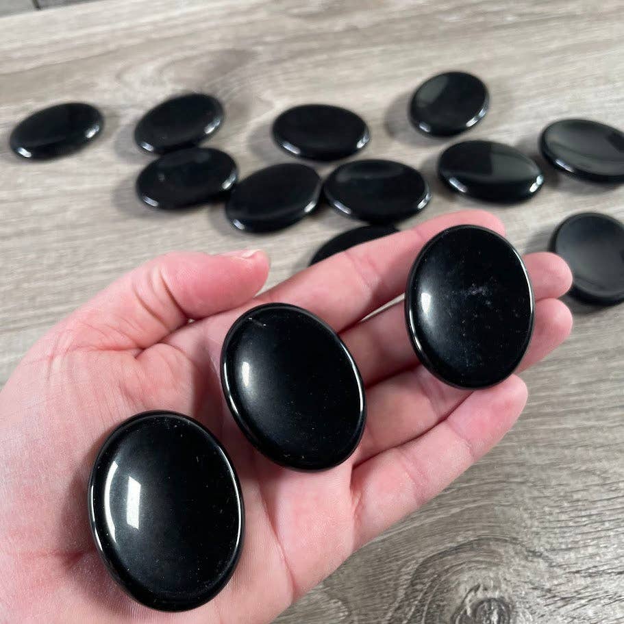 Oval Gemstone Worry Stones – Bulk Polished Pocket Crystals