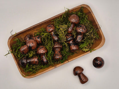 Medium Mahogany Jasper Mushroom