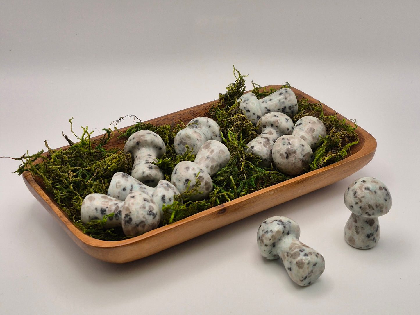Medium Kiwi Jasper Mushroom