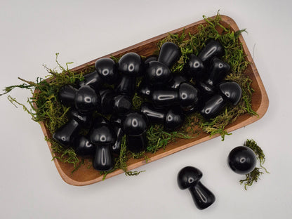 Medium Obsidian Mushroom