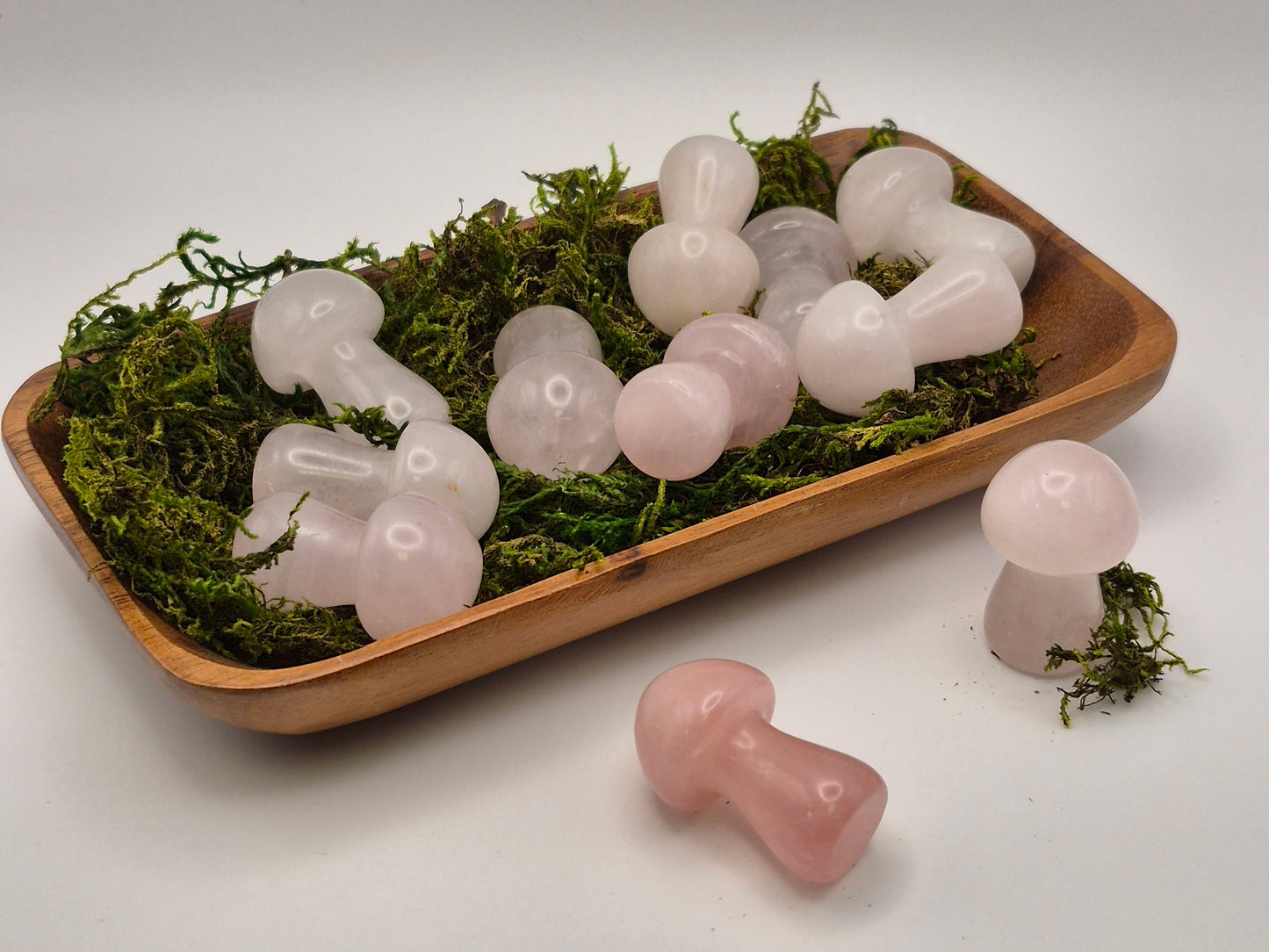 Medium Rose Quartz Mushrooms