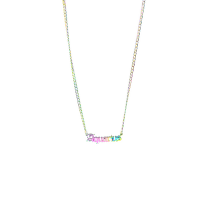 What's Your Sign Zodiac Necklace