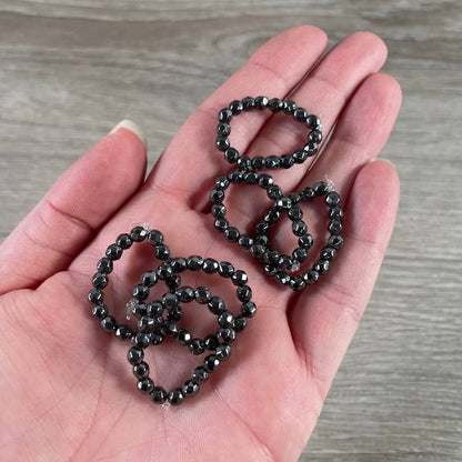 Hematite Stretch Ring | Adjustable Crystal Jewelry