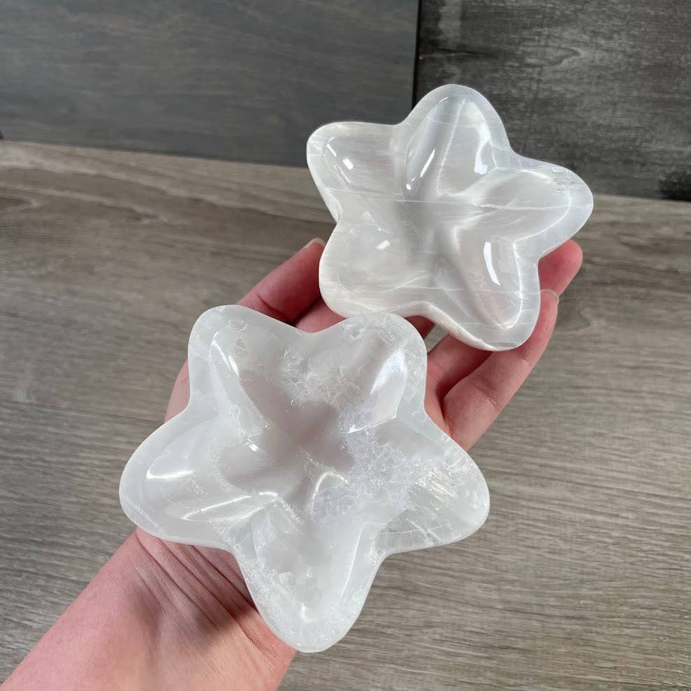 Selenite Bowls – Assorted Shapes & Sizes | Crystal Charging Bowls