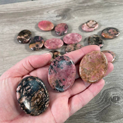 Oval Gemstone Worry Stones – Bulk Polished Pocket Crystals