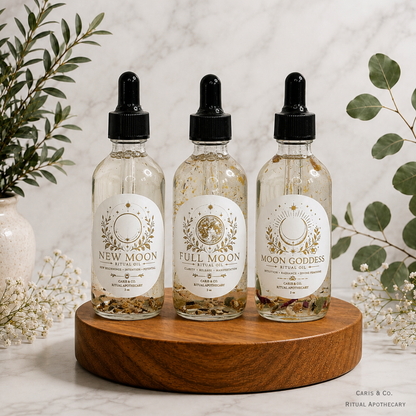 Lunar Magick - New Moon Ritual Oil (2 oz)