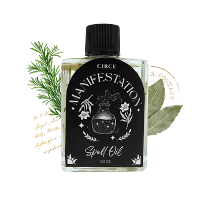 Manifestation Spell Oil – 1/2 oz Intention & Abundance Oil