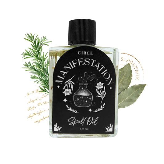 Manifestation Spell Oil – 1/2 oz Intention & Abundance Oil