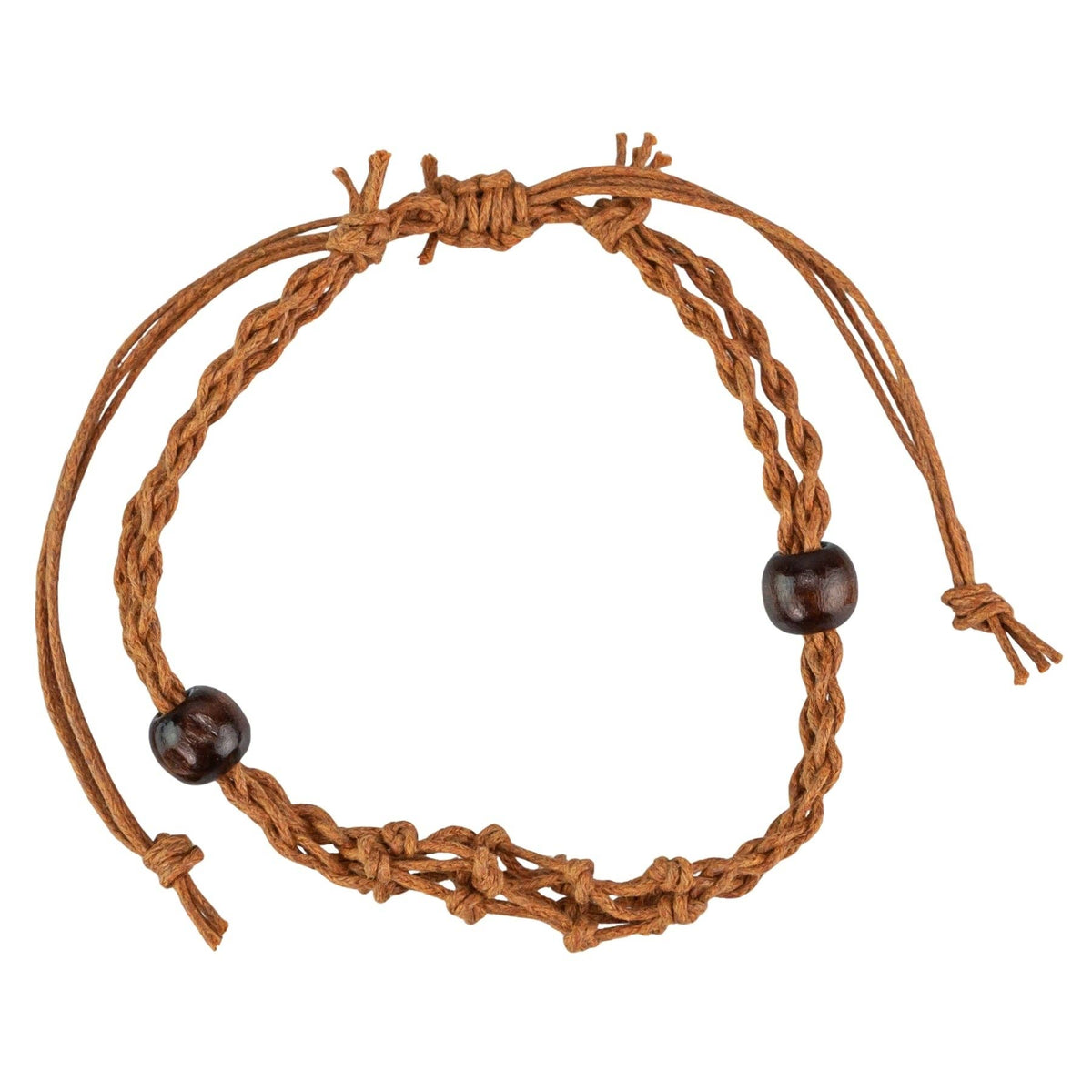 Adjustable Macrame Crystal Holder Bracelet.