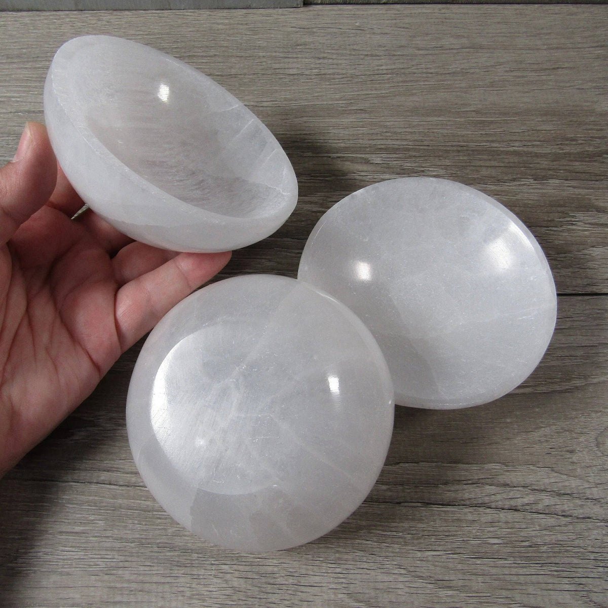 Selenite Bowls – Assorted Shapes & Sizes | Crystal Charging Bowls