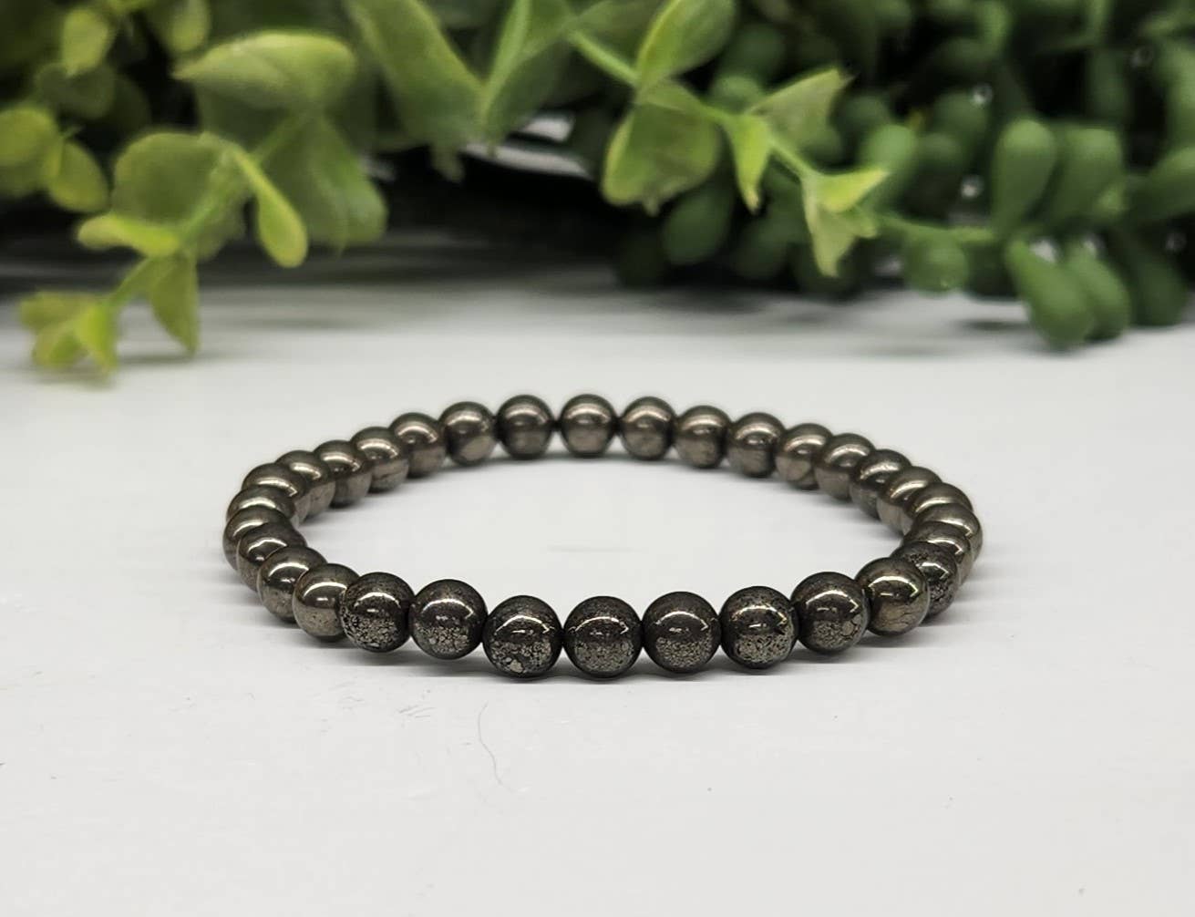 6mm Pyrite Bracelet