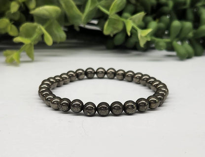 6mm Pyrite Bracelet
