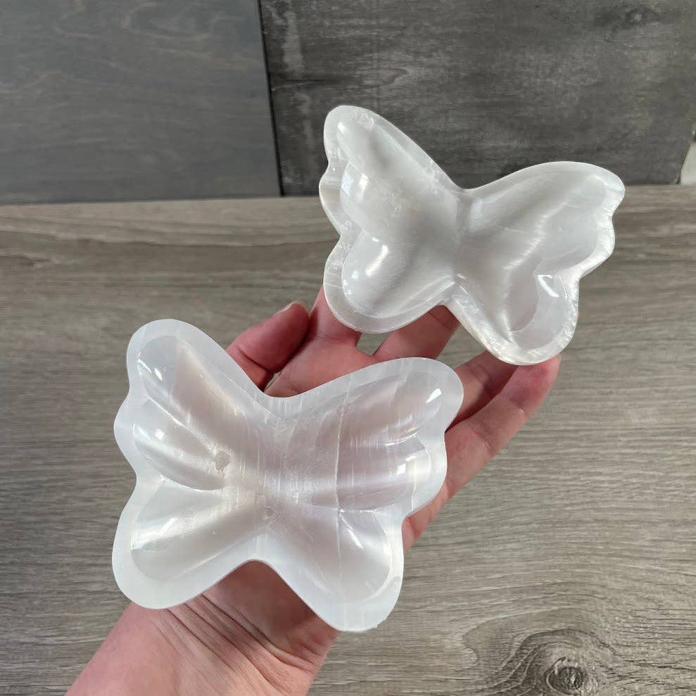 Selenite Bowls – Assorted Shapes & Sizes | Crystal Charging Bowls