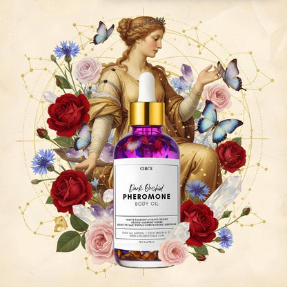 Dark Orchid Pheromone Body Oil - Orchid Jasmine 4oz