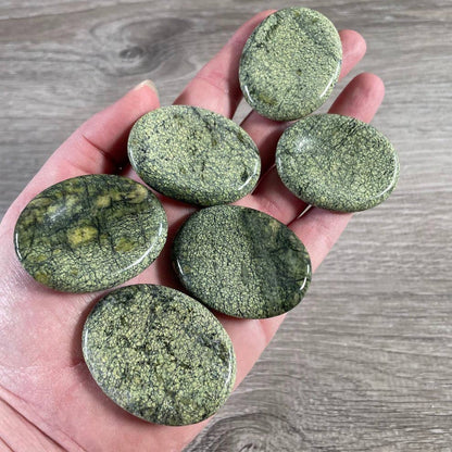Oval Gemstone Worry Stones – Polished Pocket Crystals