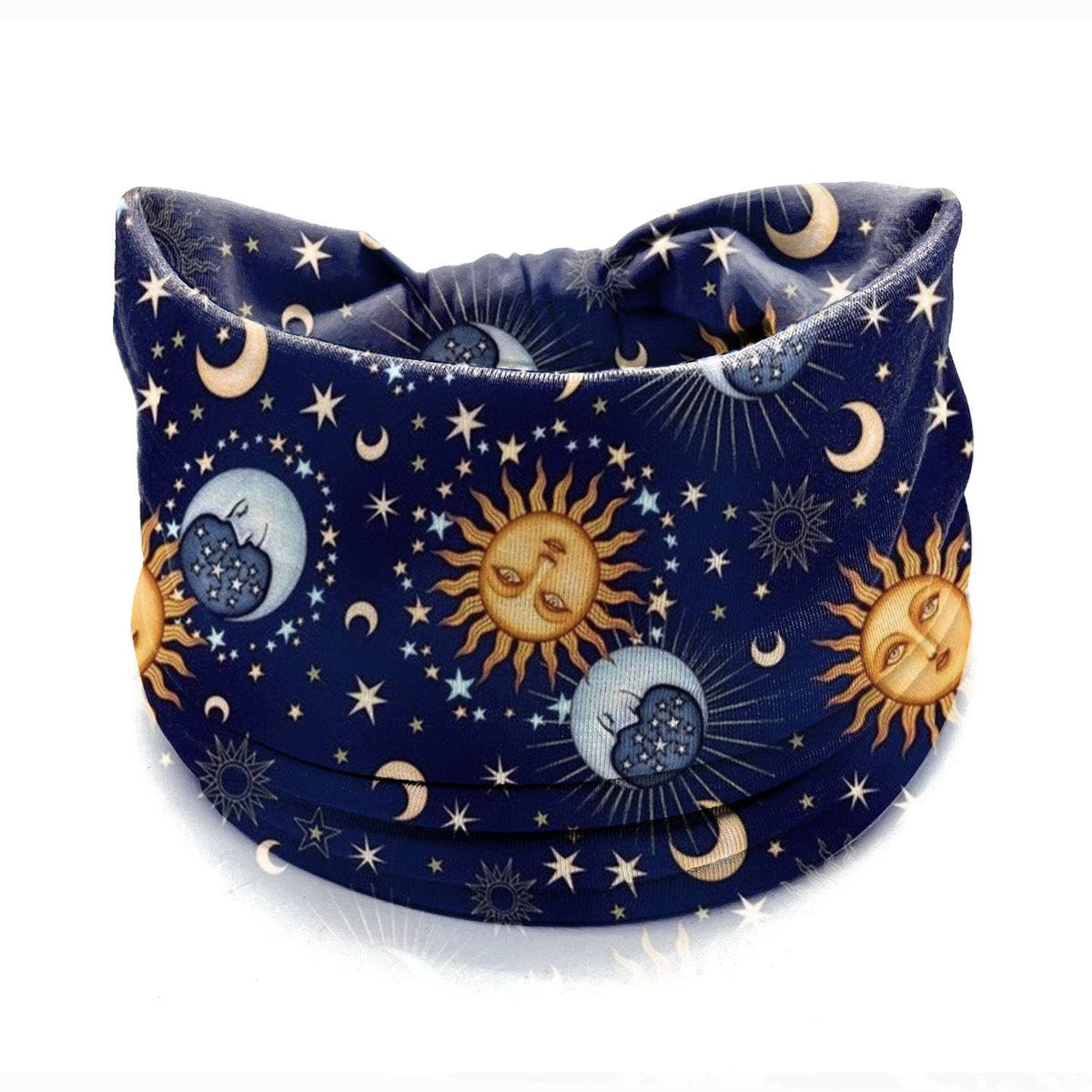 Boho Sun & Moon Headband / Neck Gaiter