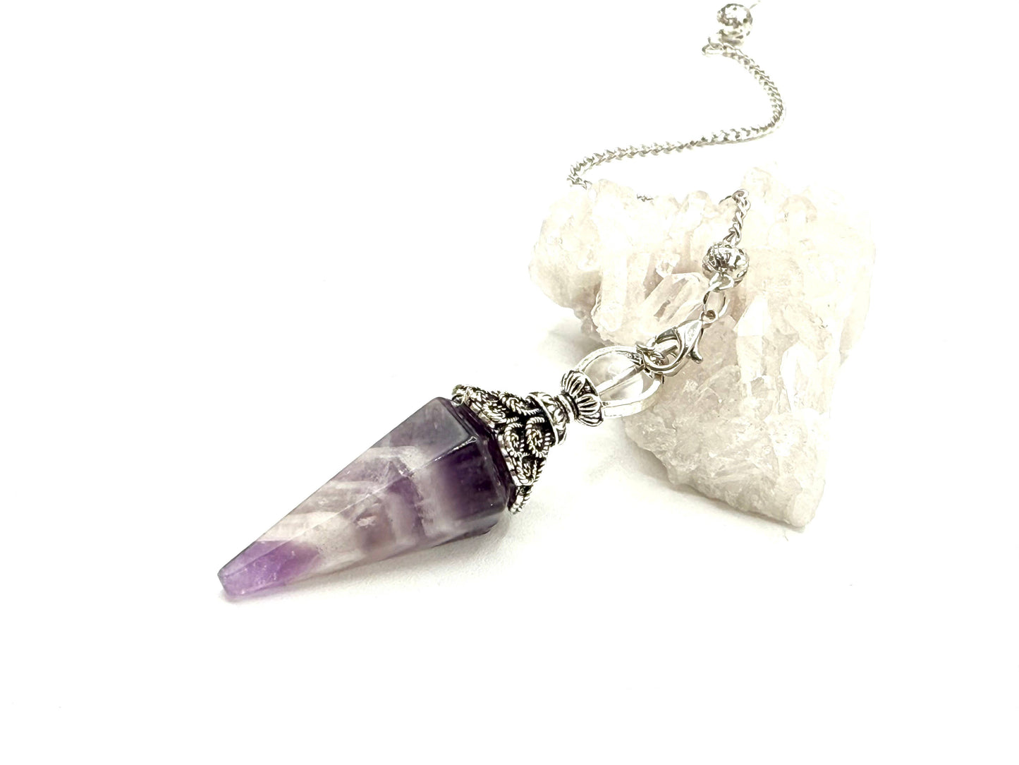 Amethyst Double Cap Pendulum