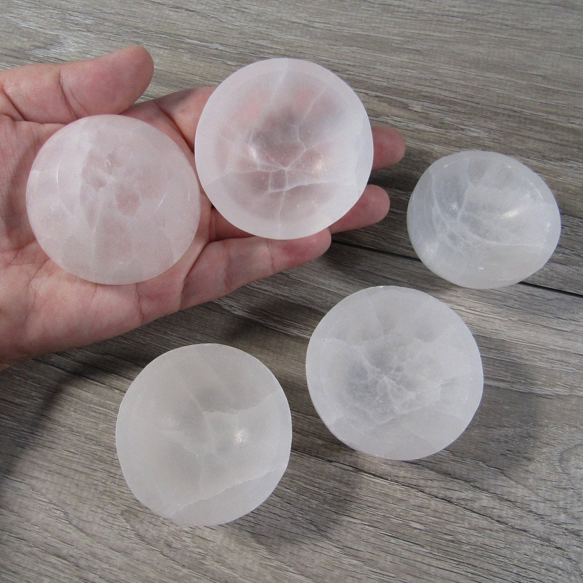 Selenite Bowls – Assorted Shapes & Sizes | Crystal Charging Bowls
