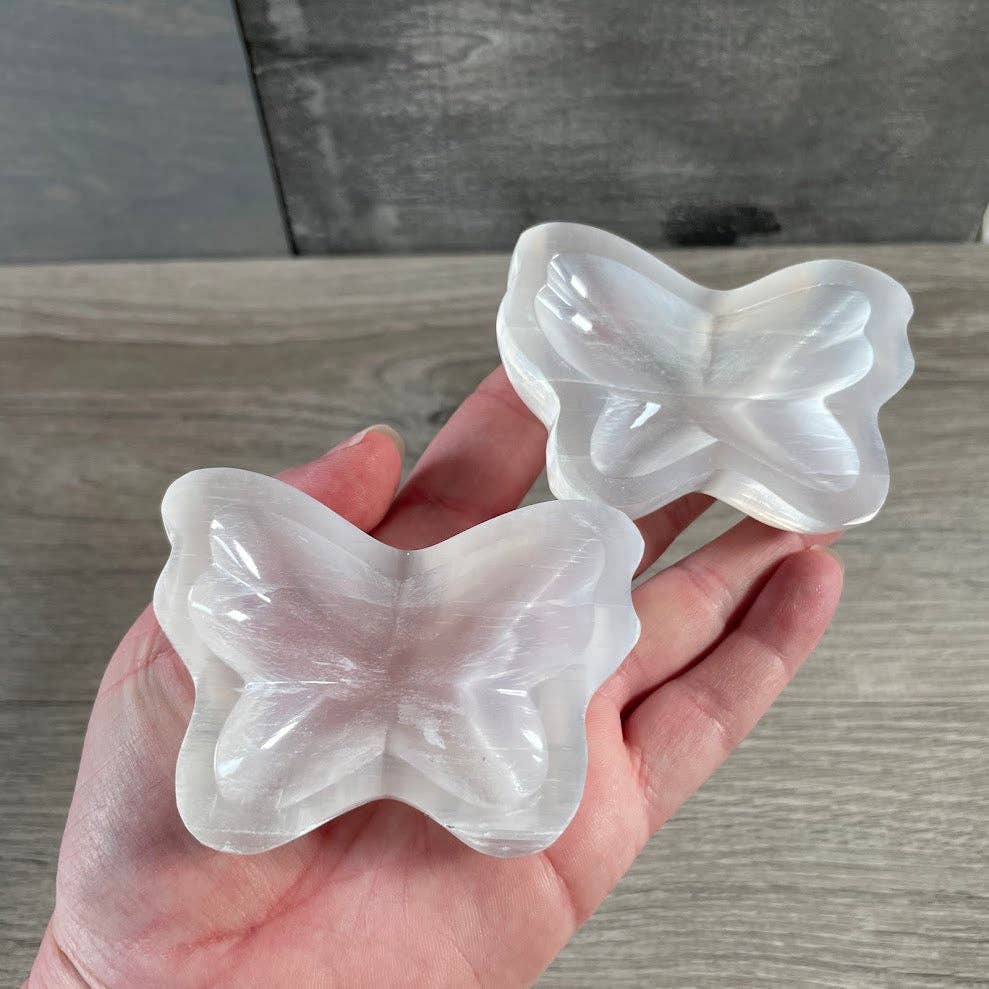 Selenite Bowls – Assorted Shapes & Sizes | Crystal Charging Bowls