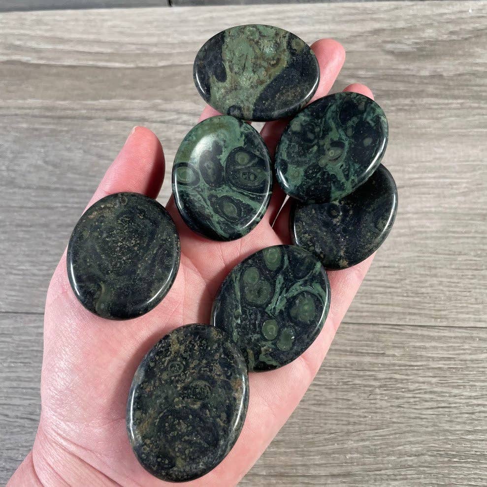 Oval Gemstone Worry Stones – Polished Pocket Crystals
