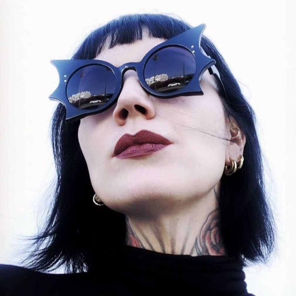 Y2K Gothic Bat Sunglasses