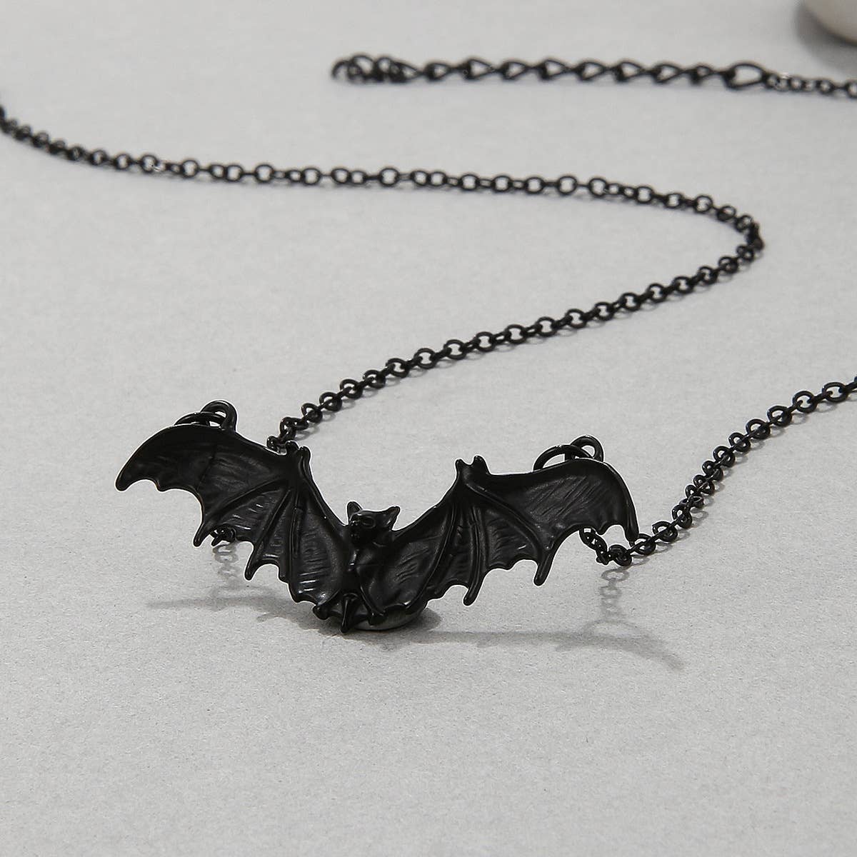 Halloween Women Dark Gothic Style Bat Necklace