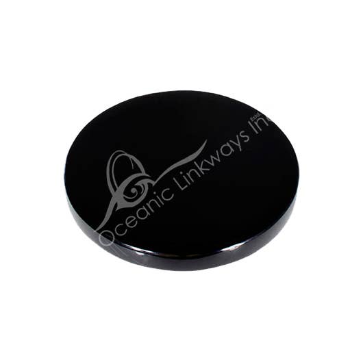 (PC)SCRYING MIRROR - OBSIDIAN, BLACK 4"