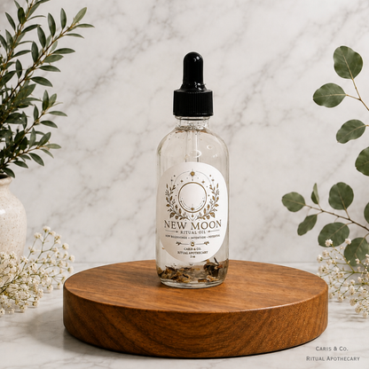 Lunar Magick - New Moon Ritual Oil (2 oz)