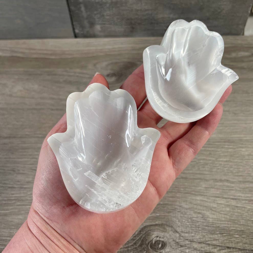 Selenite Bowls – Assorted Shapes & Sizes | Crystal Charging Bowls