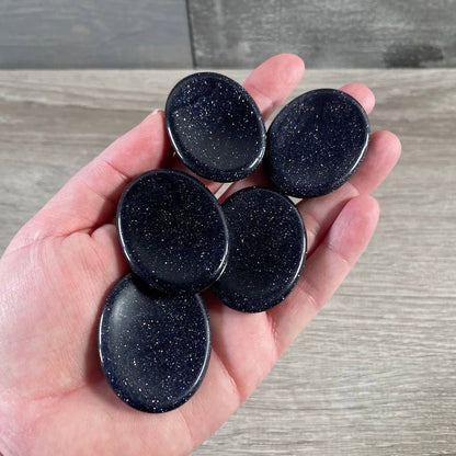 Oval Gemstone Worry Stones – Polished Pocket Crystals
