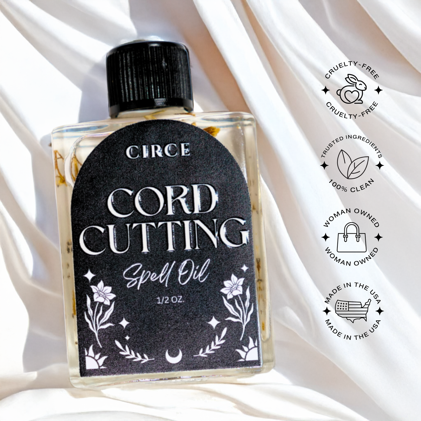 Cord Cutting Spell Oil – 1/2 oz Releasing & Energy Clearing