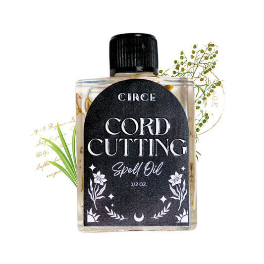 Cord Cutting Spell Oil – 1/2 oz Releasing & Energy Clearing
