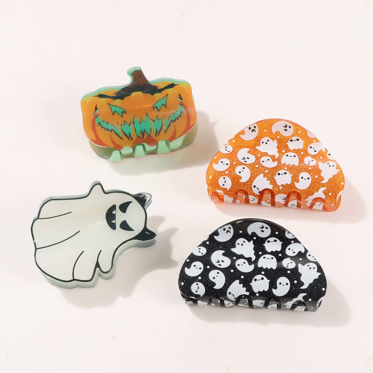 Halloween Luminous Ghost Pumpkin Funny Hair Clips