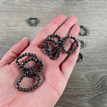 Hematite Stretch Ring | Adjustable Crystal Jewelry