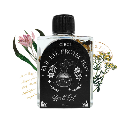 Evil Eye Protection Spell Oil – 1/2 oz Protection & Warding
