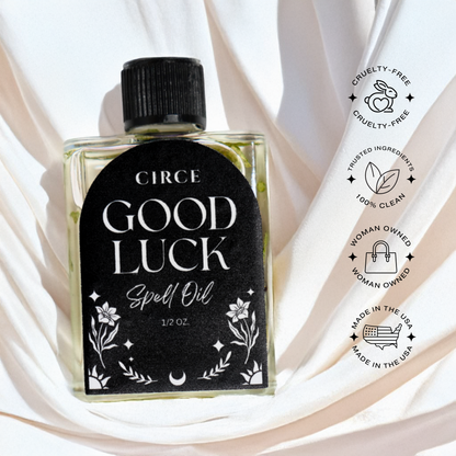 Good Luck Spell Oil – 1/2 oz Prosperity & Good Fortune Oil