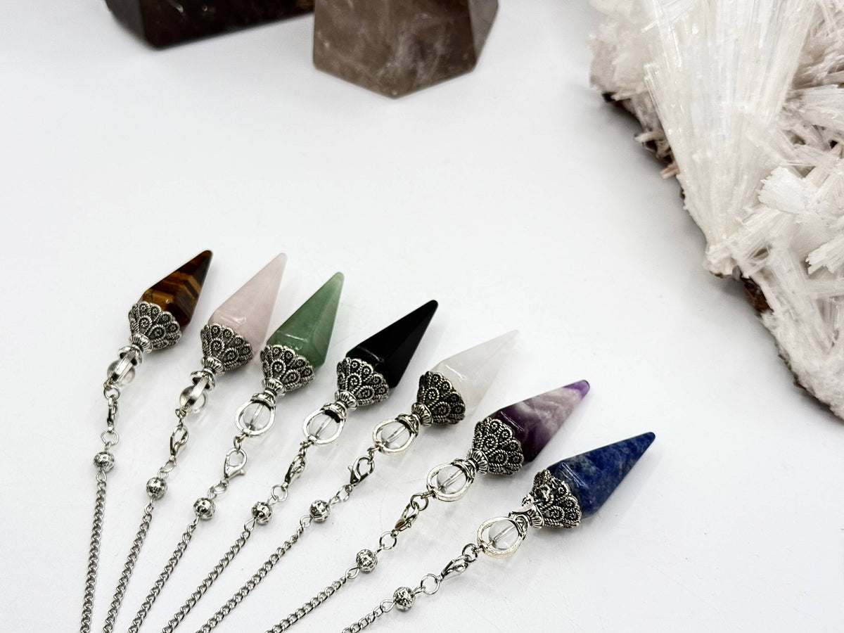 Amethyst Double Cap Pendulum